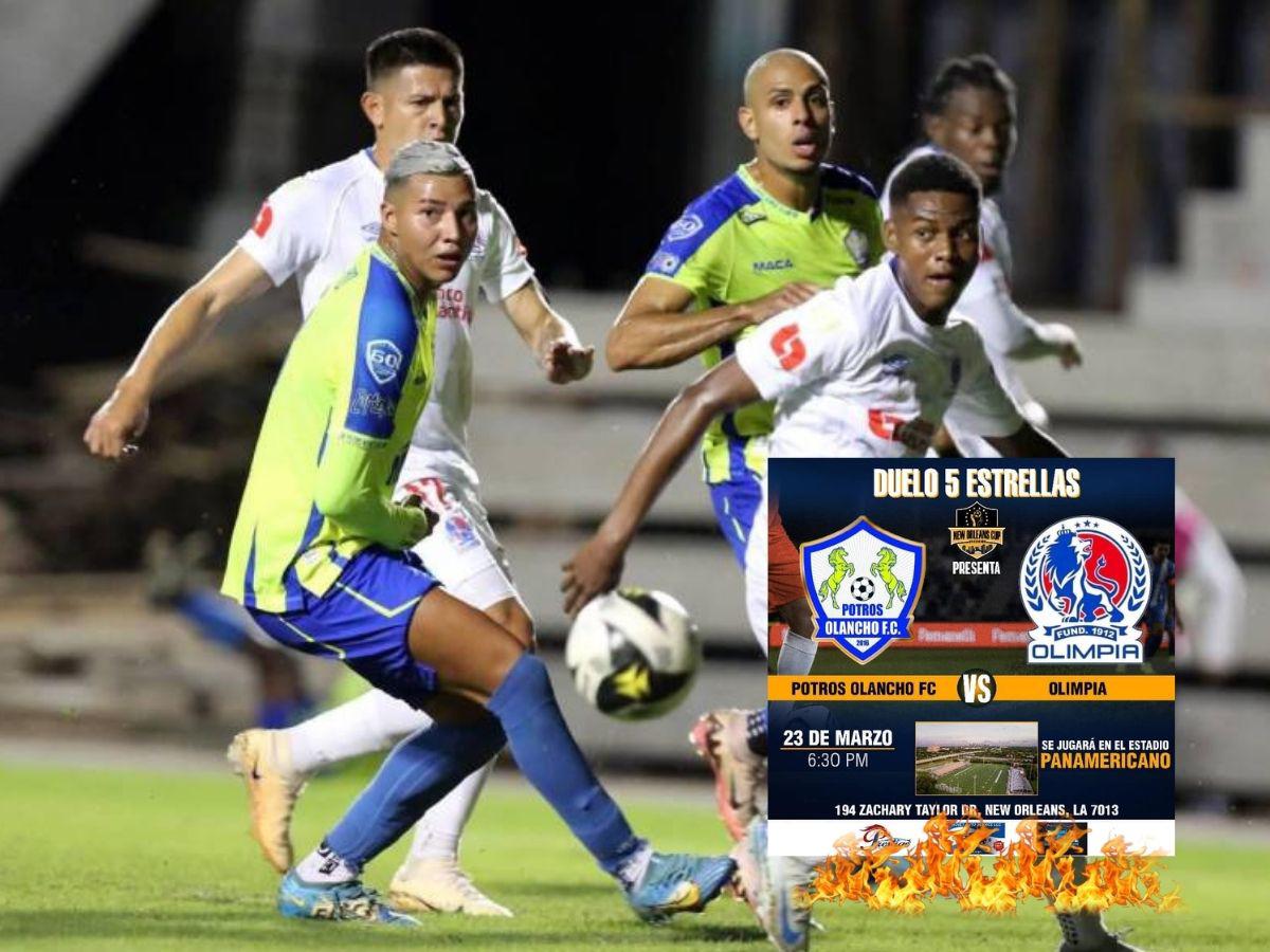 Oficial: ¡Confirmado el estadio donde Olimpia y Olancho FC sostendrán amistoso en New Orleans!