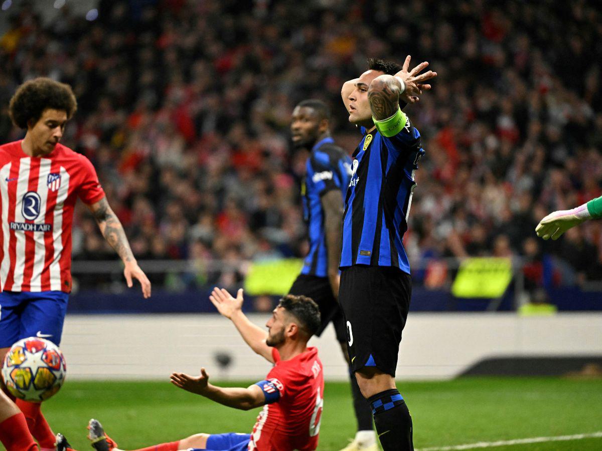 No se vio en TV: A Savic le tocaron la parte íntima, el show de Oblak y la euforia del Atlético de Madrid ante Inter de Milán