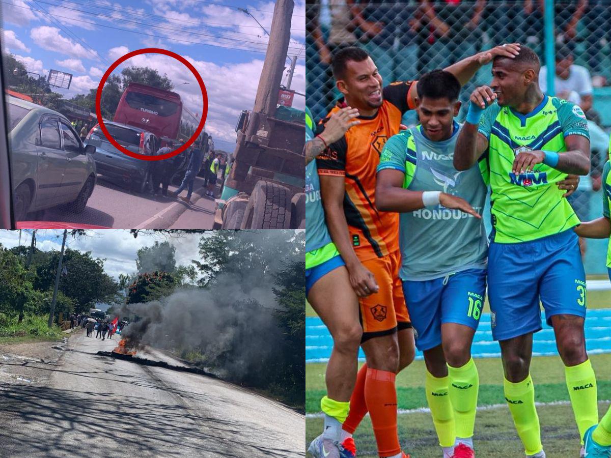 Caos en carretera: Olancho FC sufre retraso por huelga antes de enfrentar al Real España en Liga Nacional