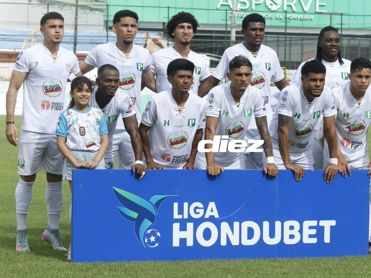El equipo titular de Platense en el duelo ante los Caninos.