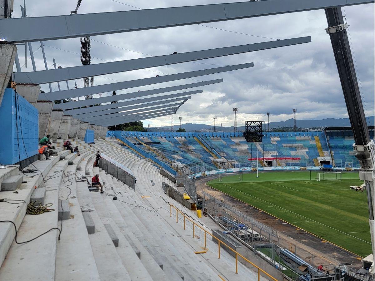 ¡Otro paso importante! Condepor anuncia finalización de trabes para el moderno techado de sol centro del Estadio Nacional