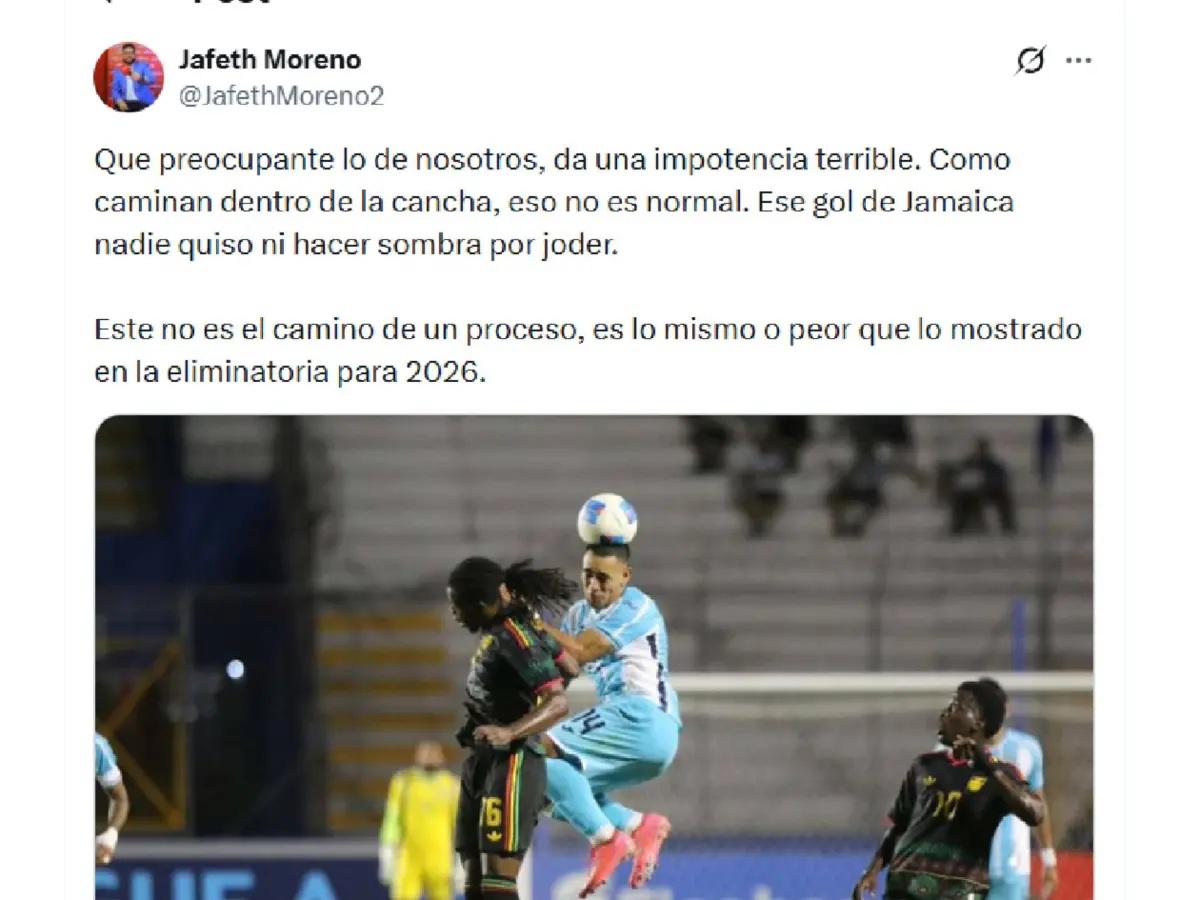 Pavón señala esto y la reacción tras el fracaso de Honduras: No deben volver