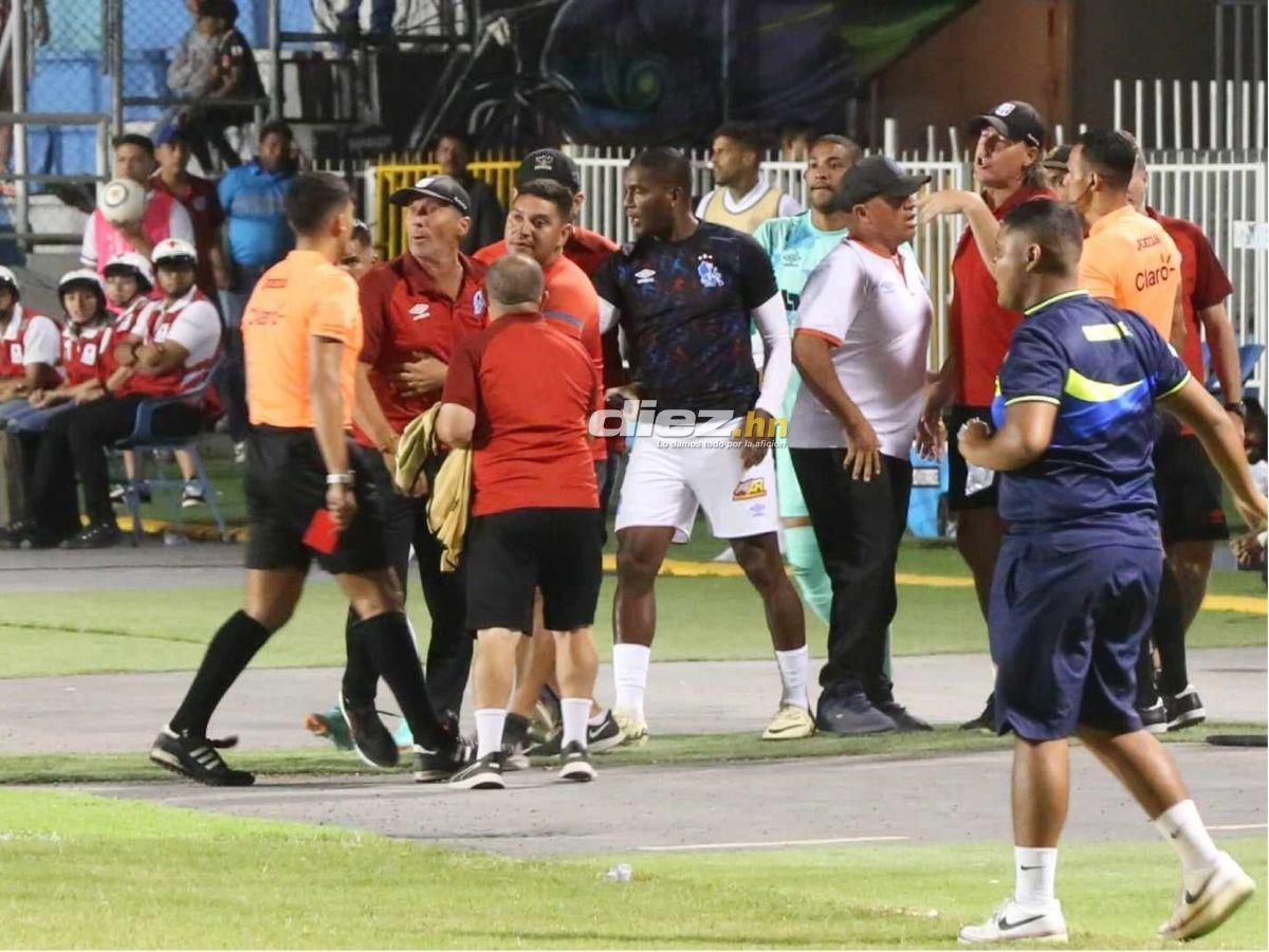 No se vio en TV: La bronca de Pedro Troglio, debut de Andy Nájar en el Nacional y la lluvia de goles en el Victoria vs Real España