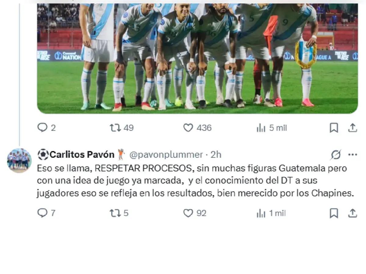 Pavón señala esto y la reacción tras el fracaso de Honduras: No deben volver