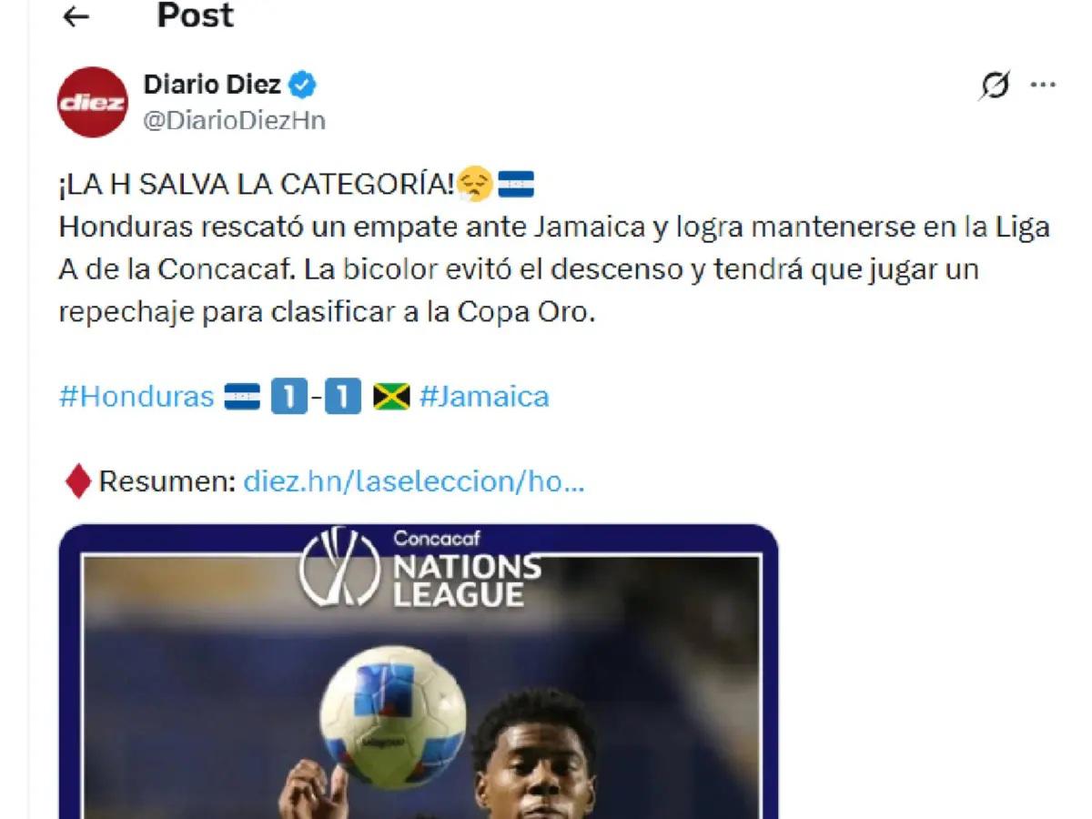 Pavón señala esto y la reacción tras el fracaso de Honduras: No deben volver