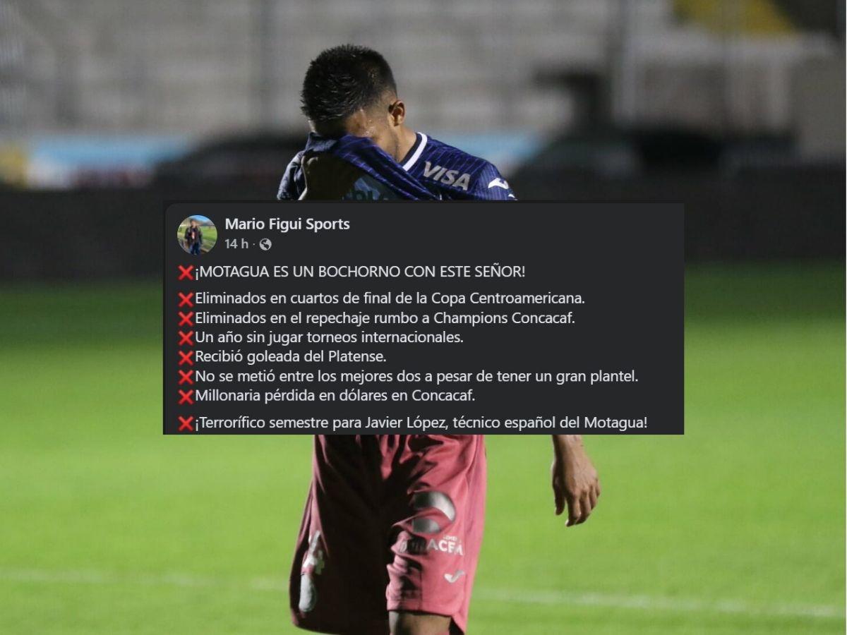 Motagua es un bochorno: Señalan los culpables de la humillante goleada ante Platense en Liga Nacional