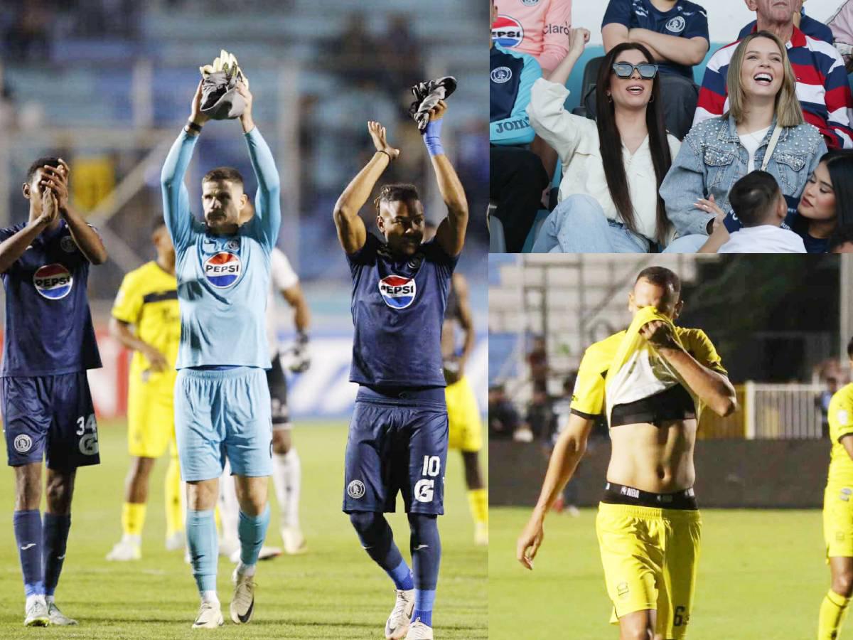 Celebración de Motagua, tristeza de Real España y los Auzmendi reciben tremenda motivación desde las gradas