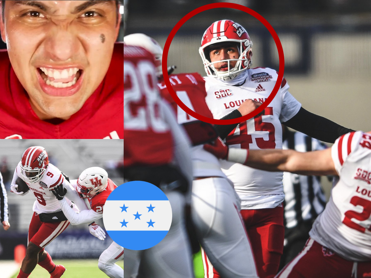 De San Pedro Sula: Hondureño Kenneth Almendares destaca en trofeo universitario en tazón del fútbol americano