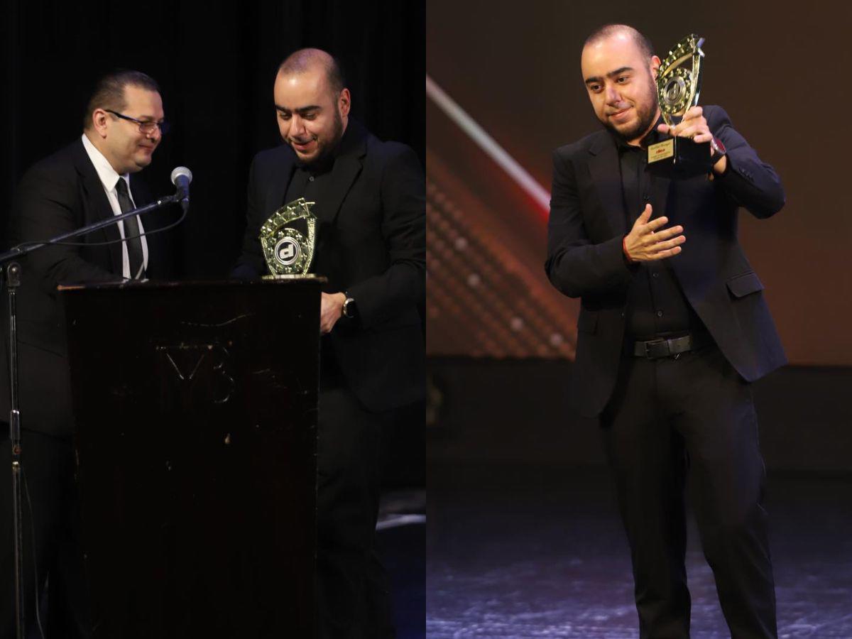 Webster agradeció a Honduras por el Premio a Lo Mejor de Centroamérica. FOTOS: Mauricio Ayala | Alex Pérez.