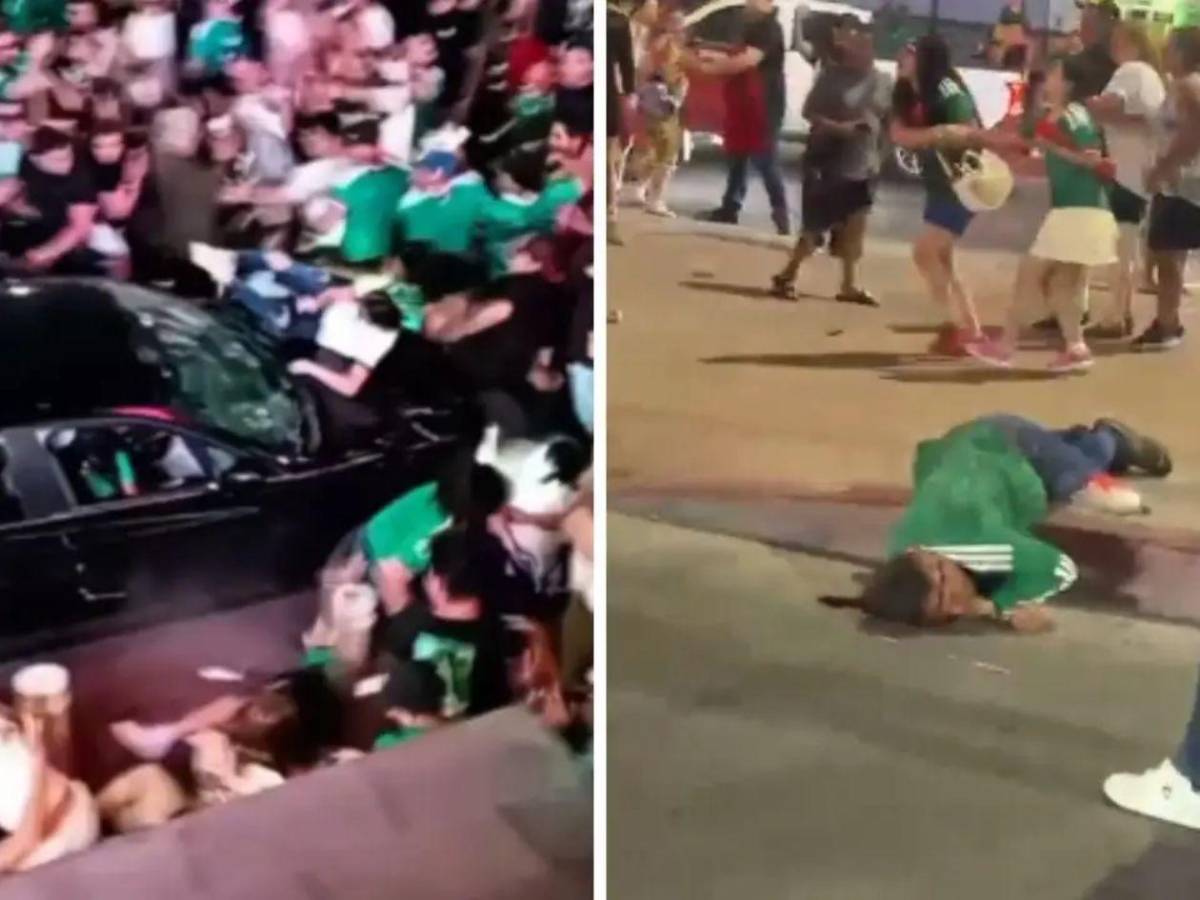 Tragedia en el Mundial: chófer los atropelló mientras festejaban el triunfo de México
