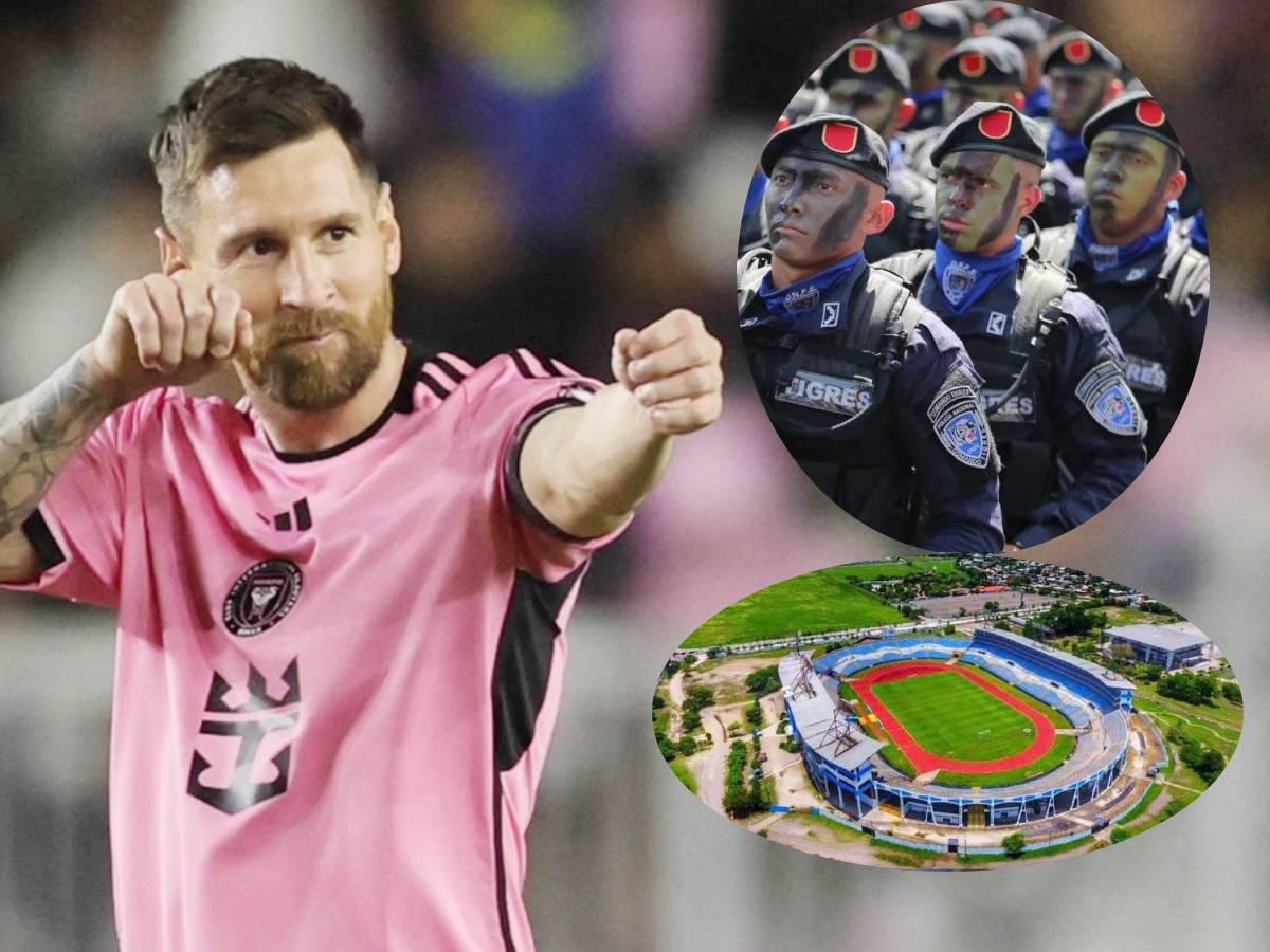Máxima seguridad para Messi y el Inter Miami si vienen a Honduras: el plan especial que se ha puesto en marcha