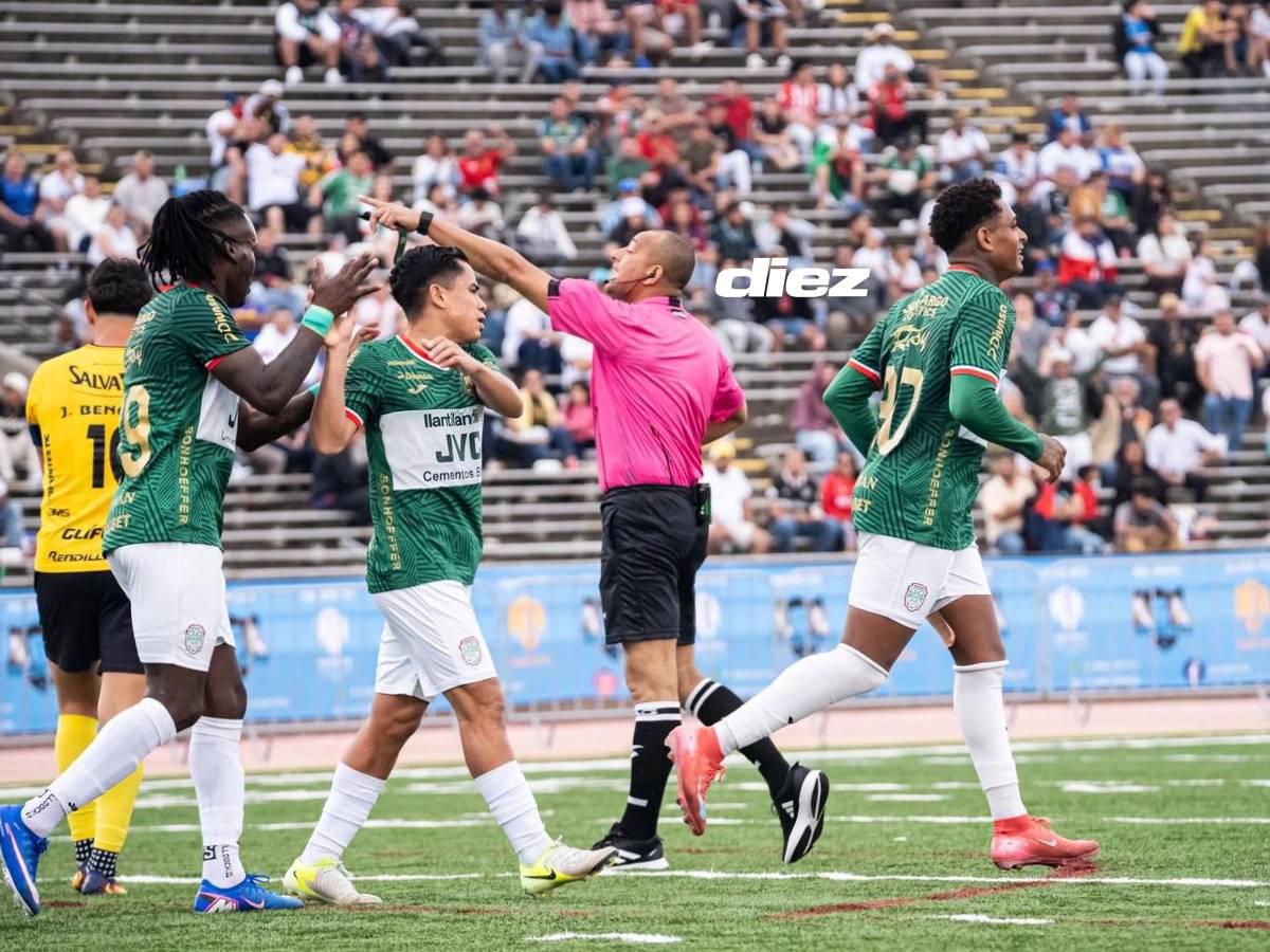 Marathón tuvo pocas ocasiones de cara al marco, sobre todo en la primera parte.