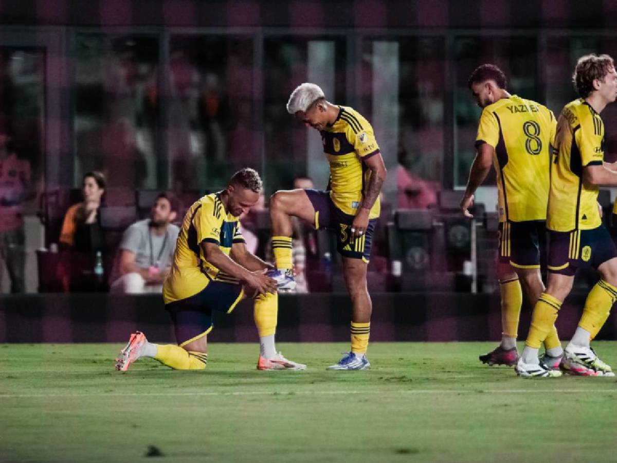 El 'regalo' a Messi, saludo entre Leo y Andy Nájar, celebración del hondureño y el premio que se llevó el 10 del Inter Miami