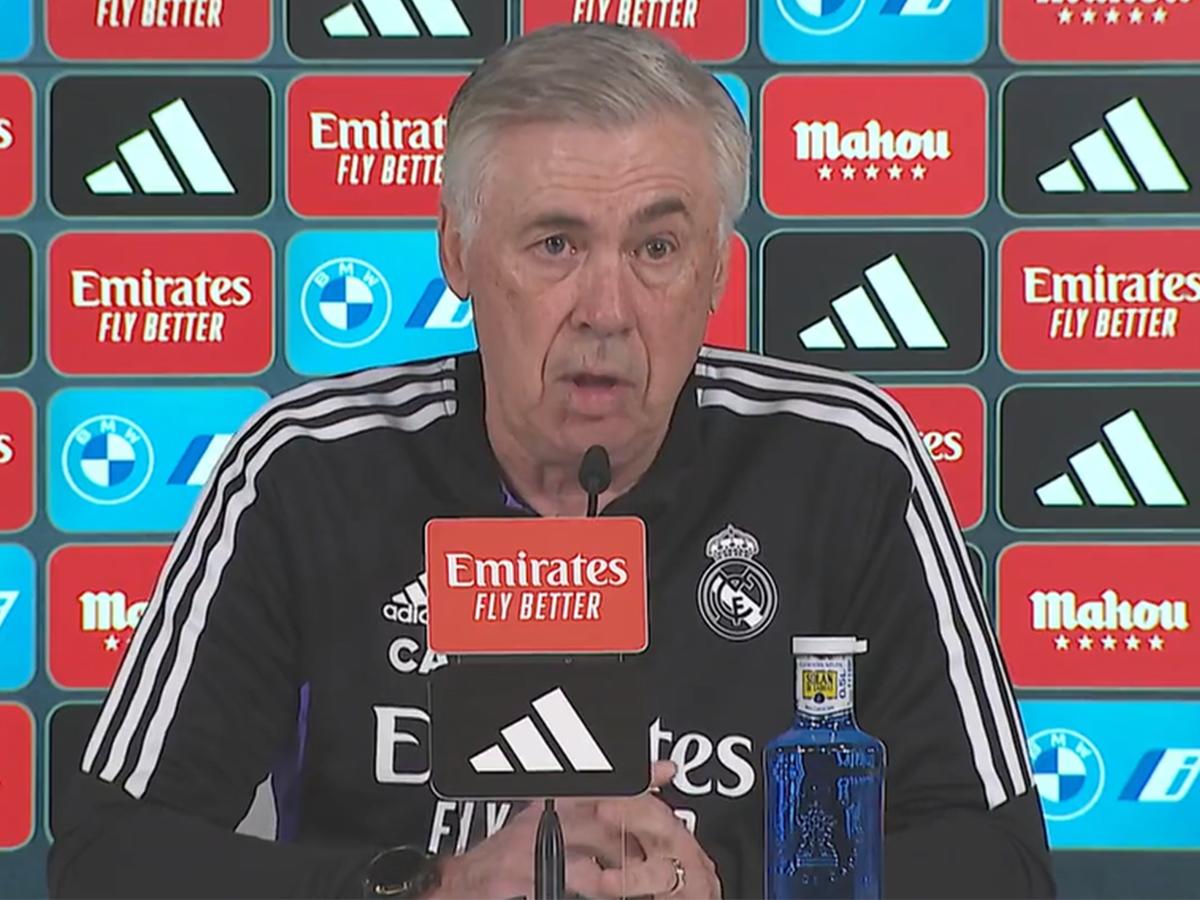 Ancelotti se queja por la seguidilla de partidos y el futbolista que regresa: “No estamos contentos, no me parece correcto...”