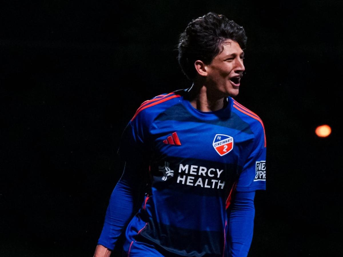 Mathías Vazquez rompe su sequía y anotó su primer gol en Estados Unidos con el Cincinnati FC 2