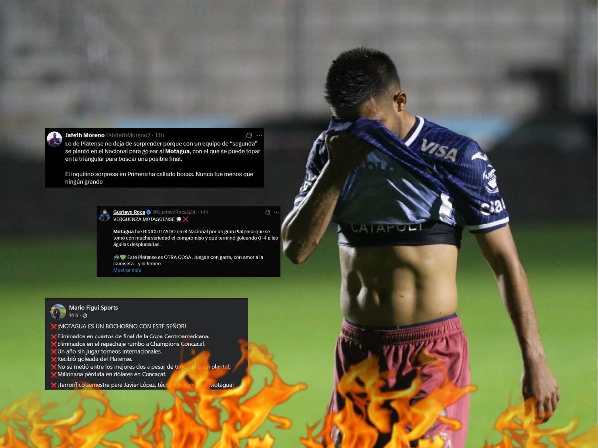 Motagua es un bochorno: Señalan los culpables de la humillante goleada ante Platense en Liga Nacional