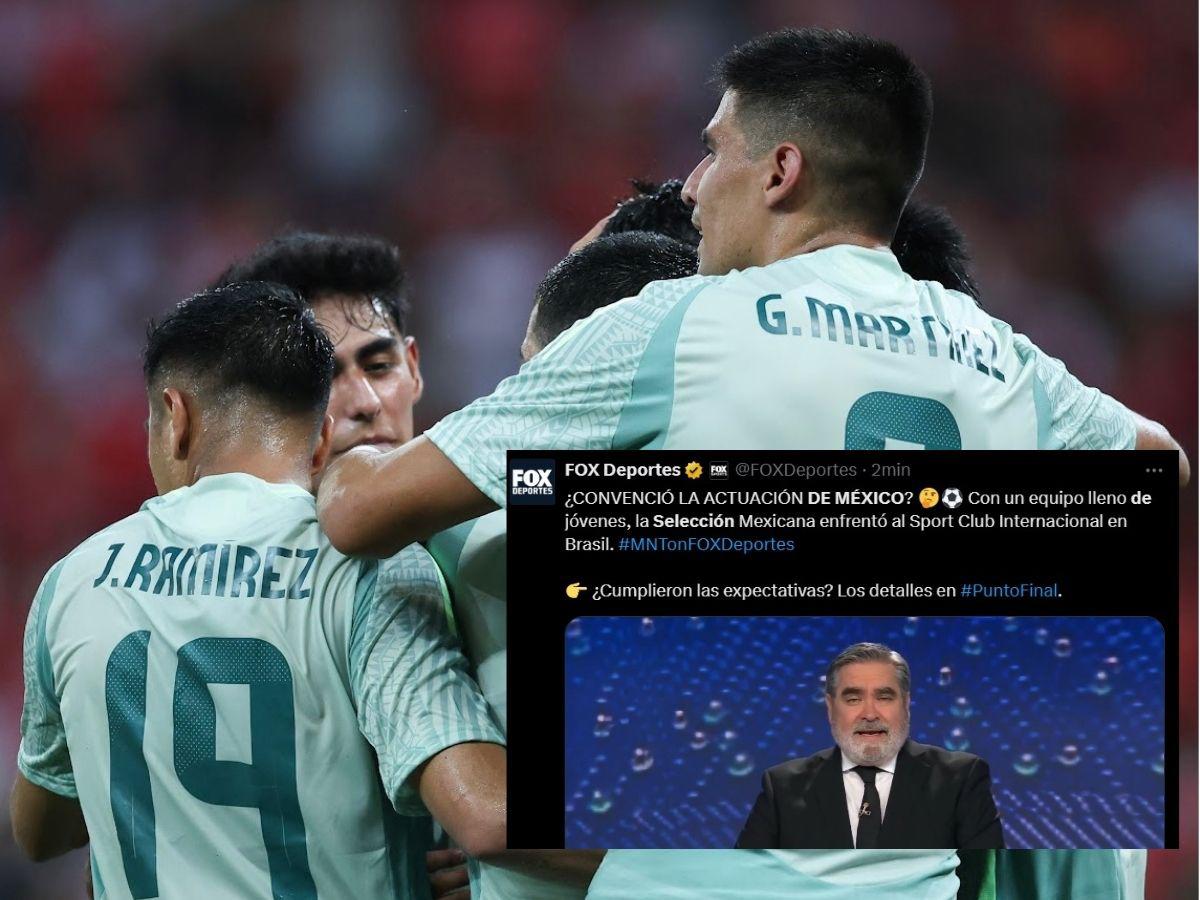 Comentarista de México dispara contra detractores tras triunfazo del Tri ante Internacional y Faitelson se rinde: “Tomen”