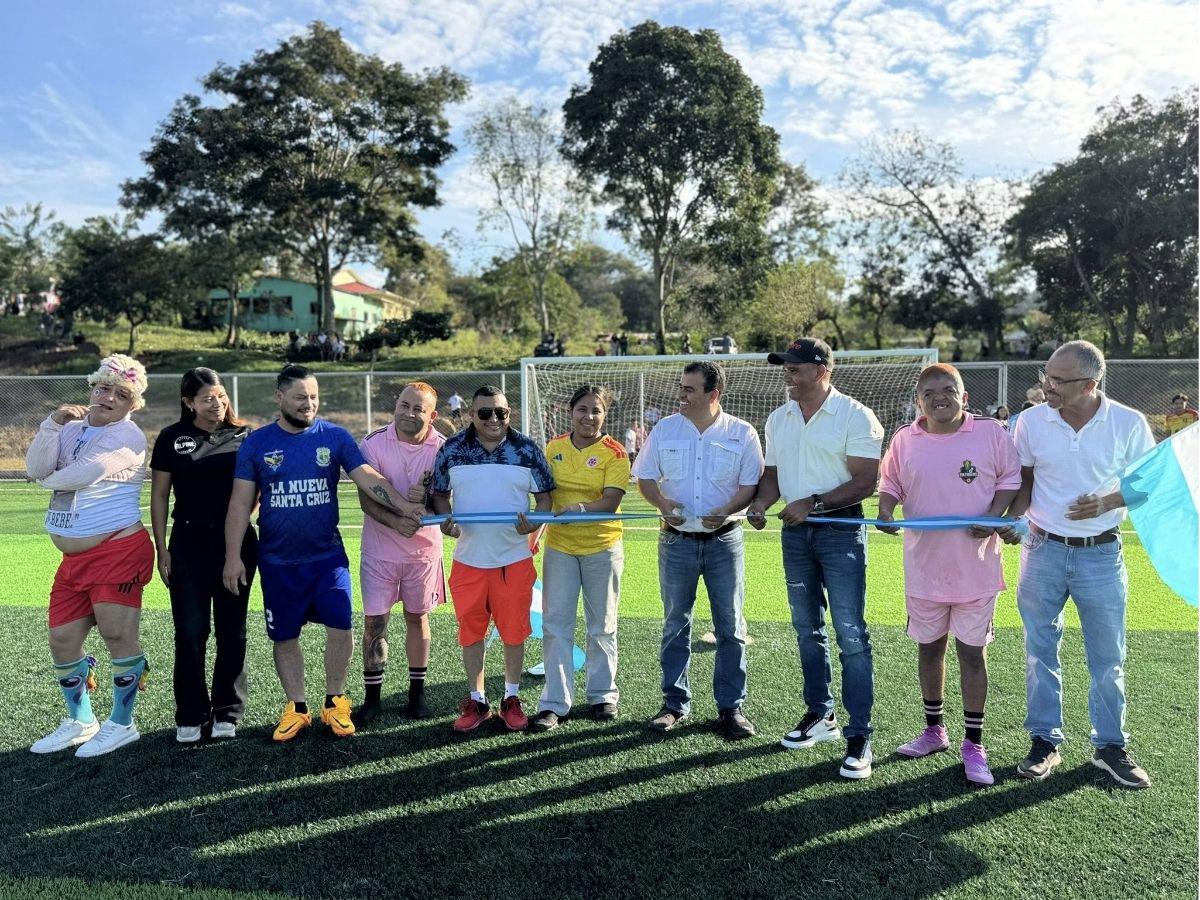 ¡Llegó la 95! Condepor inaugura cancha sintética en Santa Cruz de Yojoa: así quedó el hermoso recinto