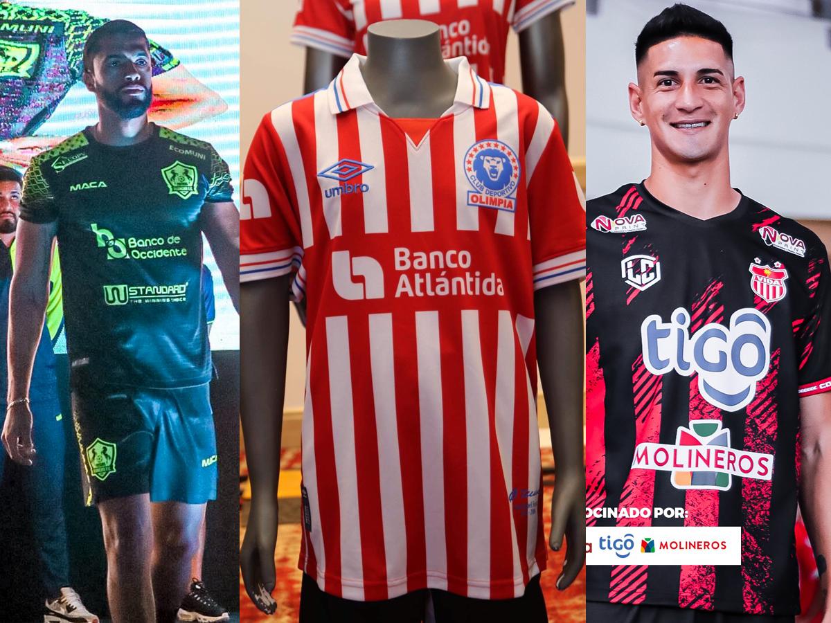 Solo uno no estrenó: ¡Las camisetas de los 10 clubes de la Liga Nacional de Honduras en el Apertura 2023!