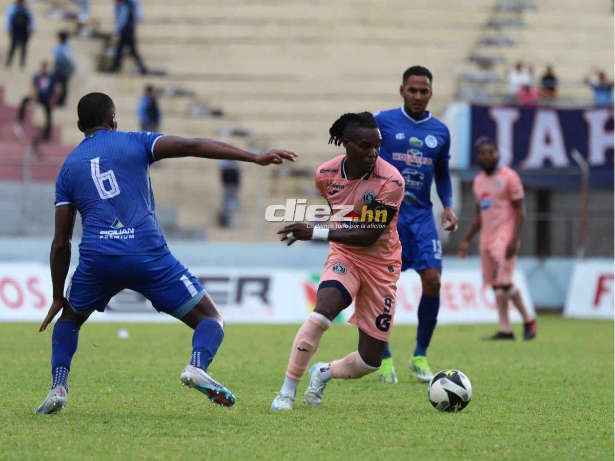 No se vio en TV: Motagua estrenó piel, barra del ciclón desató infierno azul, bronca del Victoria y el gesto Serrano
