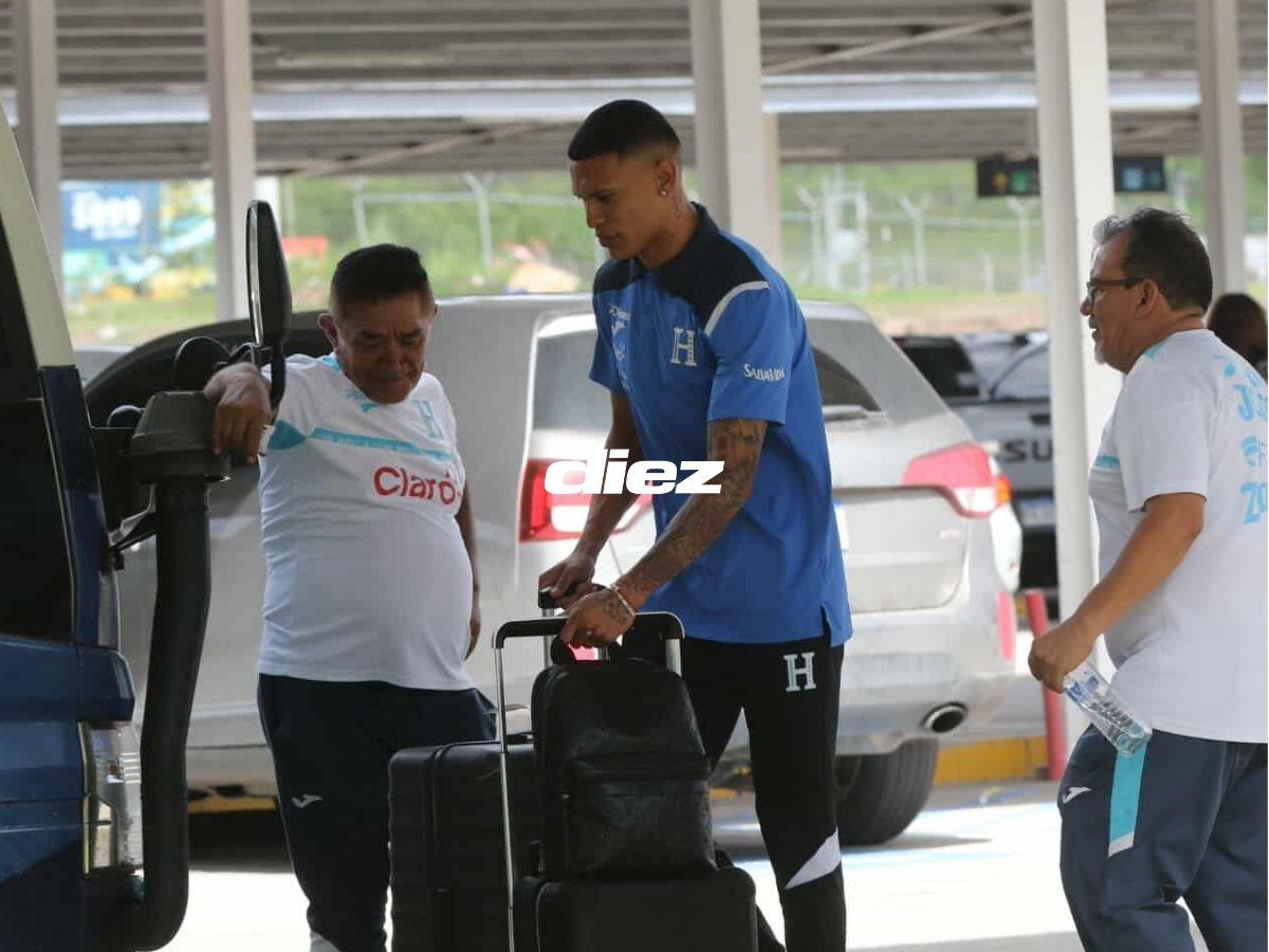 La Selección regresó a Honduras tras destacada Copa Oro: Legionario causó furor, guiño de Quioto y lo que hizo Rueda