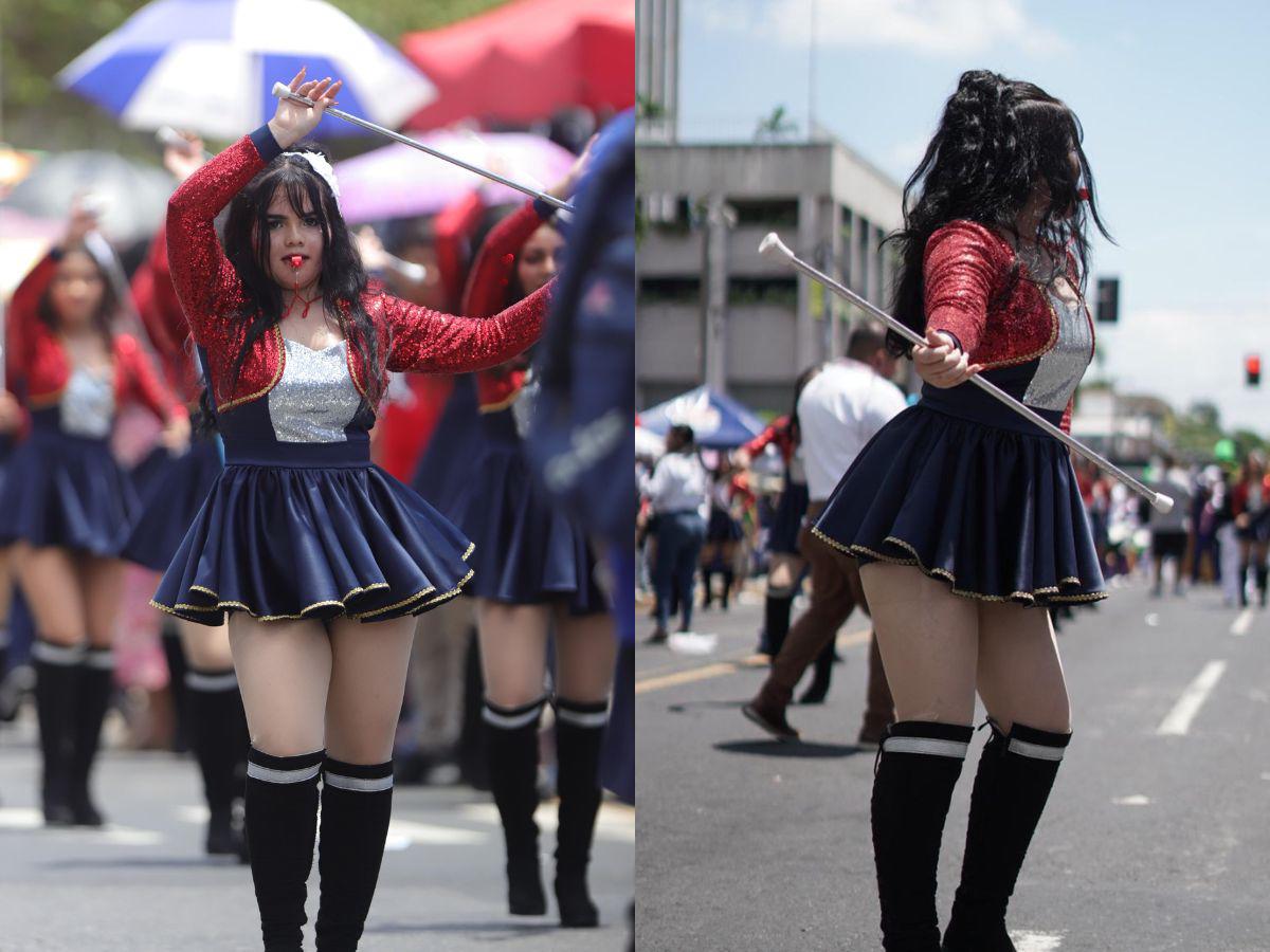 ¡Qué guapas! Las palillonas que enamoraron en los desfiles del Día de la Independencia en Honduras