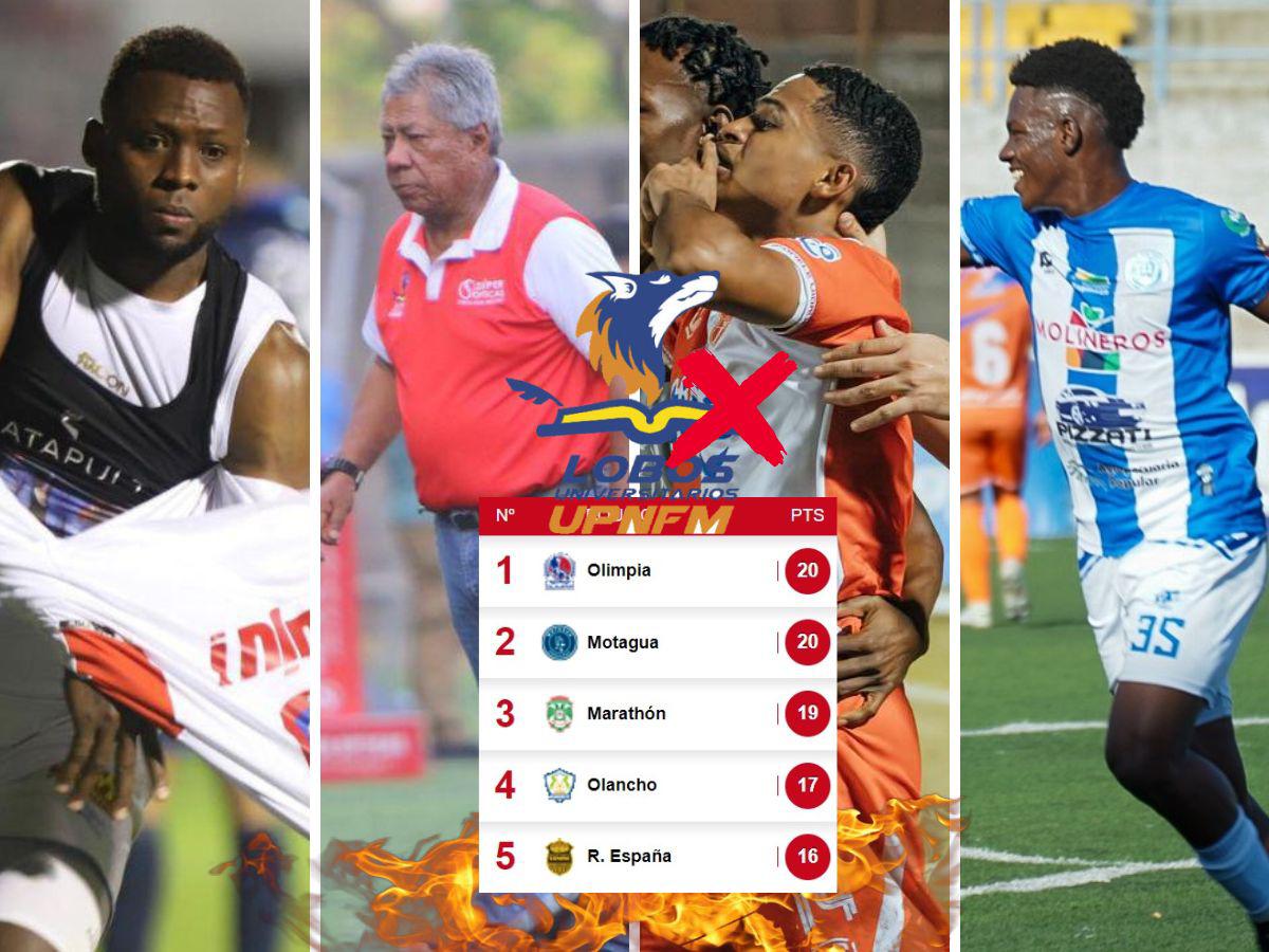 Lobos UPNFM roza el descenso en Honduras: Así quedó la tabla acumulada tras el gran triunfo del Vida, ¿quién lidera el Clausura 2024?