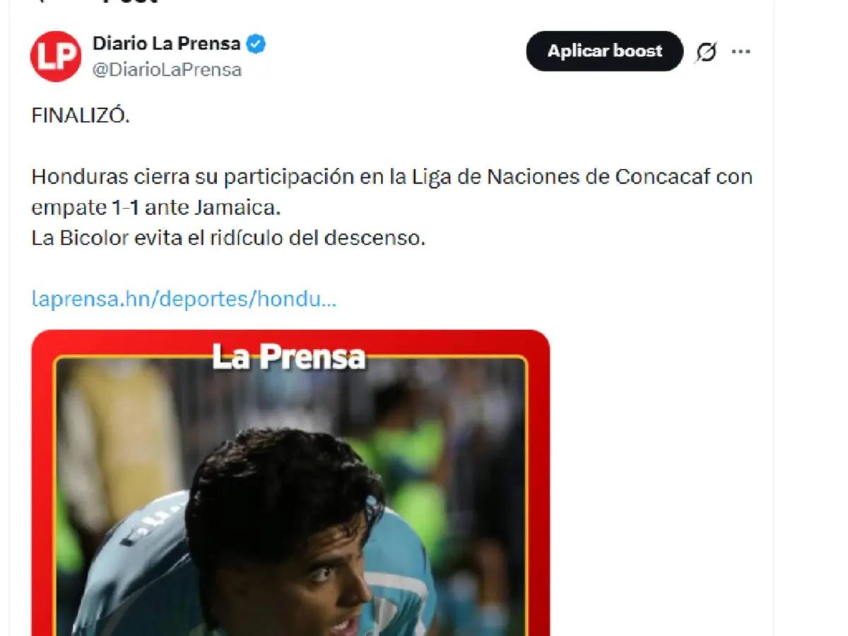 Pavón señala esto y la reacción tras el fracaso de Honduras: No deben volver
