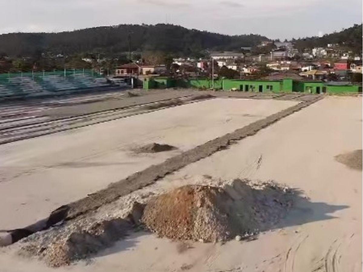 A todo vapor: Condepor muestra avances de la remodelación de exestadio de la Liga Nacional de Honduras