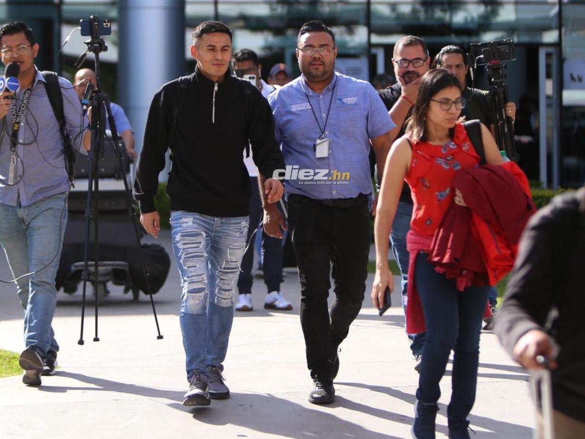 Furor por Andy Nájar en Palmerola, la sorpresa que recibió el jugador de Olimpia, ¿quiénes eran los taxistas?