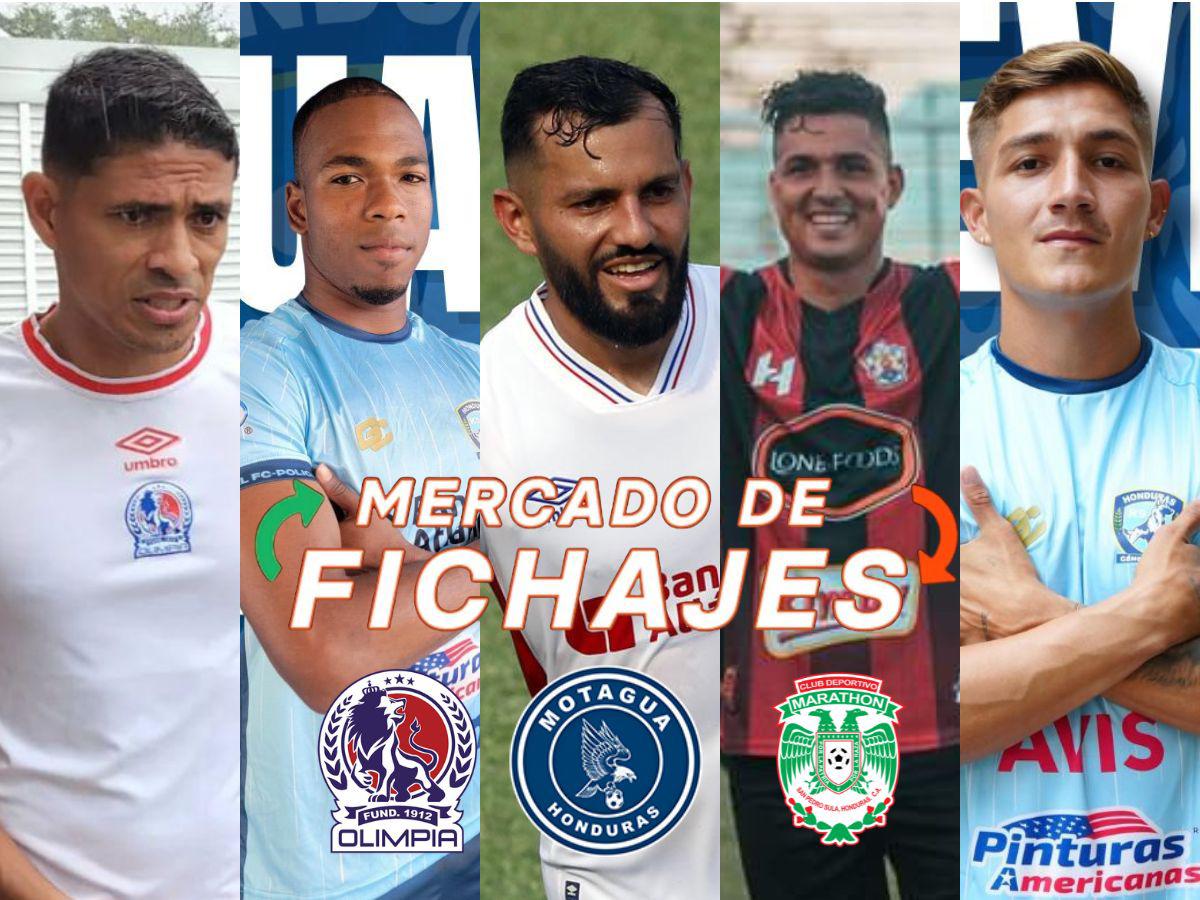 Fichajes: Bajas confirmadas en Motagua y Olimpia, Génesis PN ficha extranjeros y Deiby se despide, ¿y Jorge Álvarez?