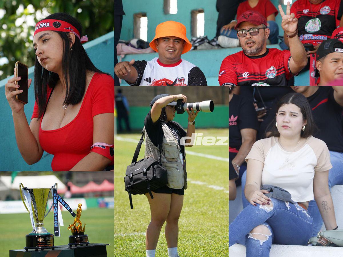 Bella chica causa furor en el Choloma vs Independiente, los famosos de la finalísima y la zarca que robó miradas