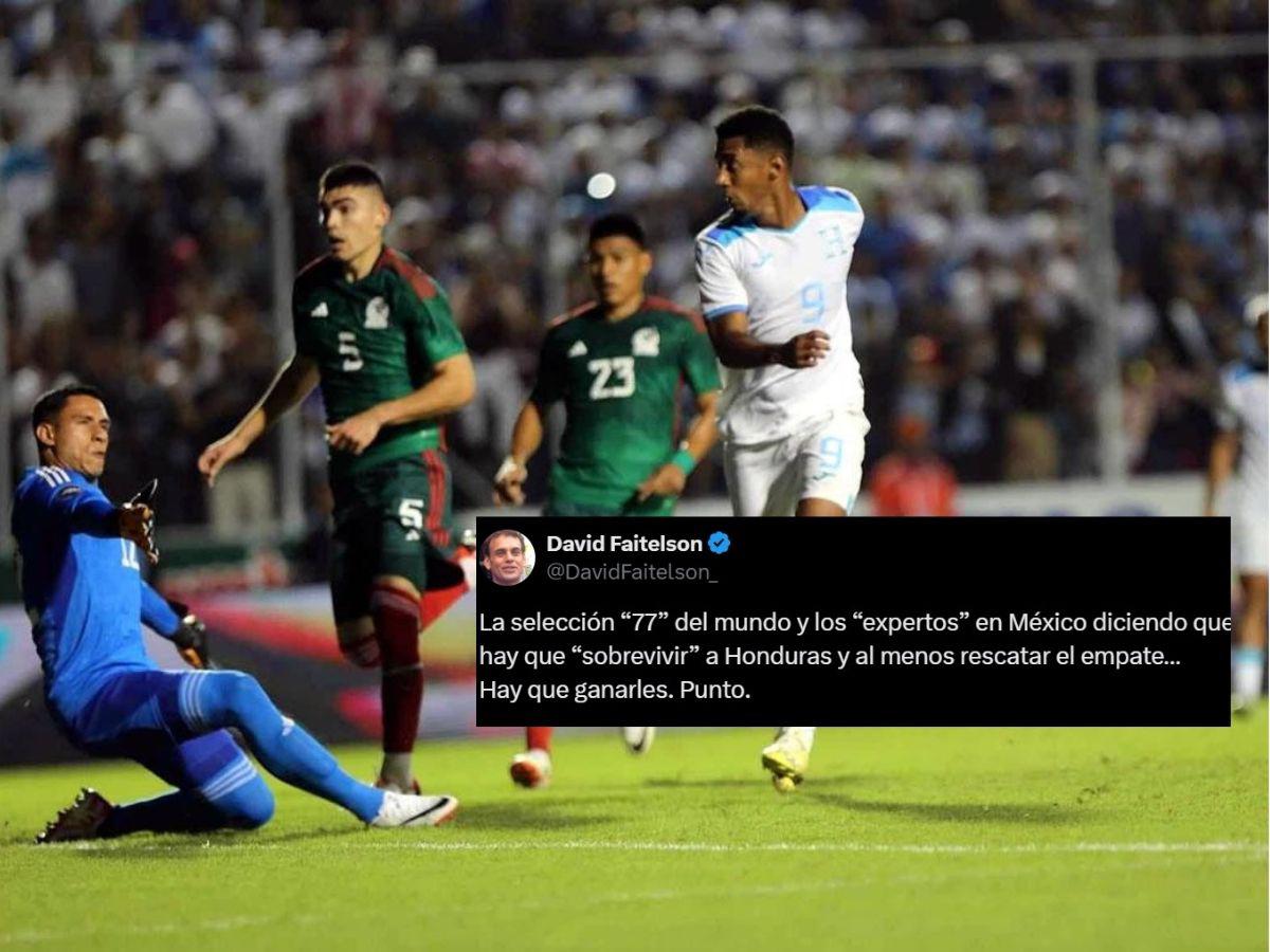 Faitelson deja último dardo a Honduras y prensa de México pone al Chino Huerta como “MVP”: “Hay que ganarles”