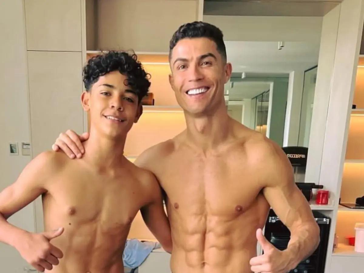 ¿Su novia o hermana? La verdad sobre la misteriosa chica que aparece junto al hijo de Cristiano Ronaldo y que 12 años mayor