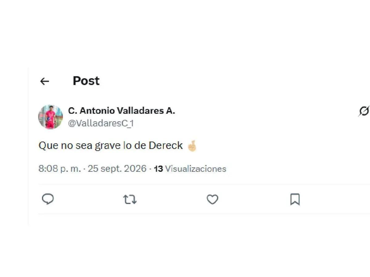 Los dos señalados tras la caída de Honduras y lo de Dereck: Tremenda decepción