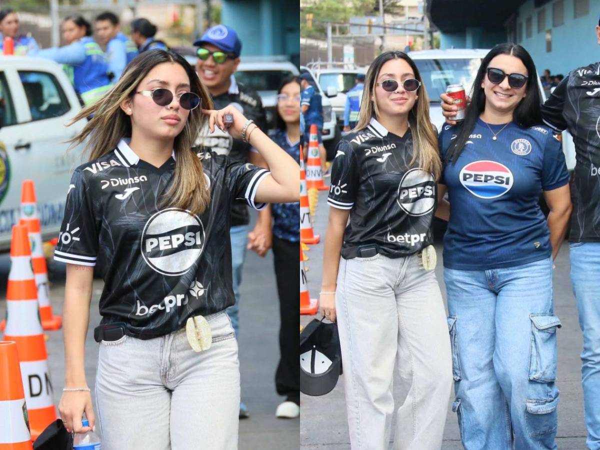 Barbie Policía robó suspiros: Las chicas del Motagua causan furor en la gran final