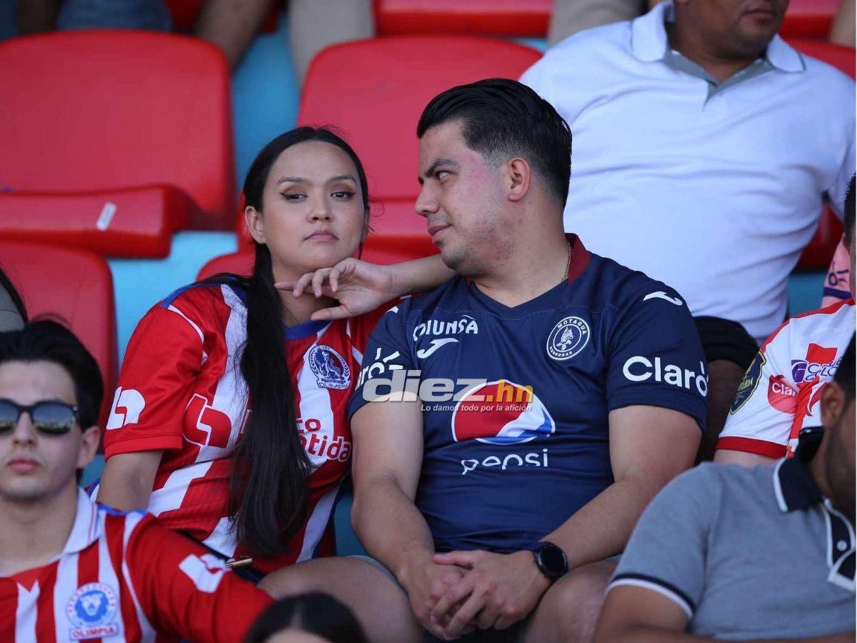 ¿Quién era la chica del Iphone? Las hermosas damas que causaron furor en la previa del derbi Olimpia vs Motagua