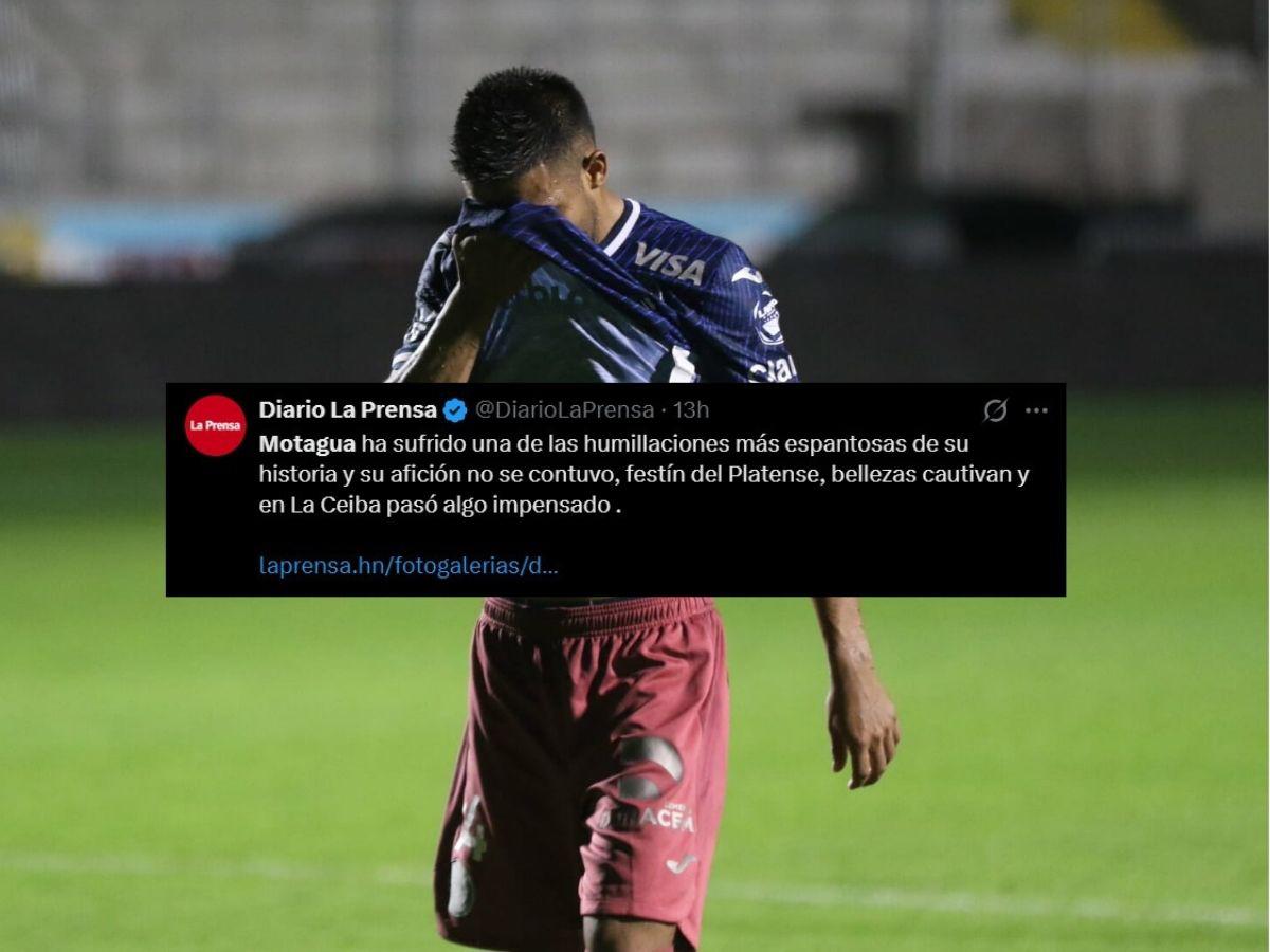 Motagua es un bochorno: Señalan los culpables de la humillante goleada ante Platense en Liga Nacional