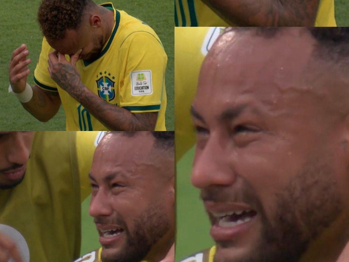Llanto de Brasil, Vinicius señalado y Neymar se despedazó en el Mundial