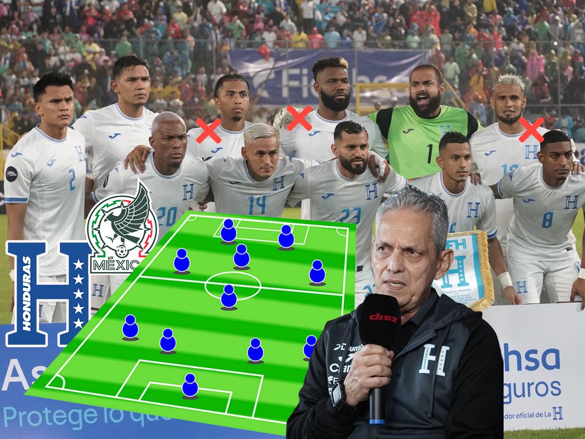 Honduras, por dar la estocada final a México: El 11 titular que Rueda confecciona en Toluca con tres variantes