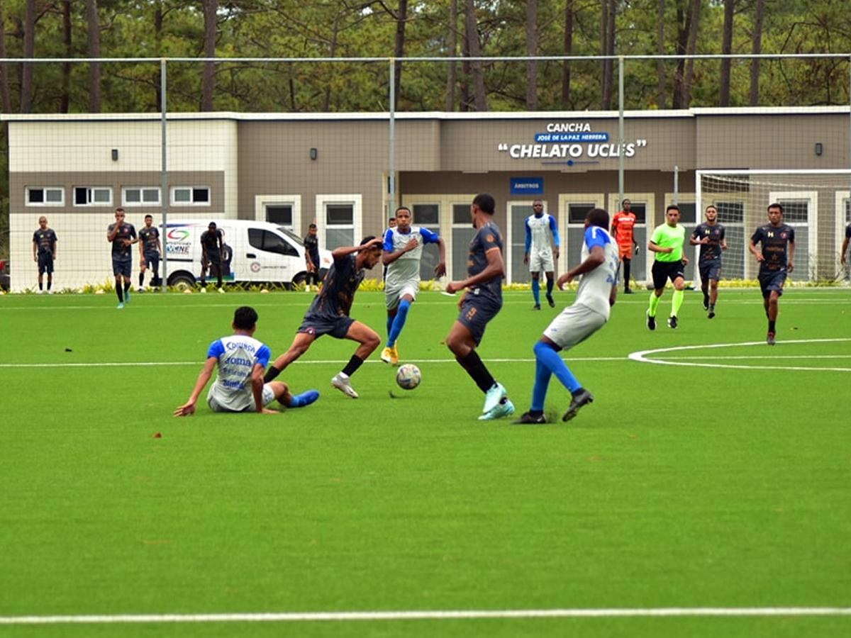 La Sub 20 de Honduras no pierde tiempo y juega contra equipo de la Liga de Ascenso y lo golea