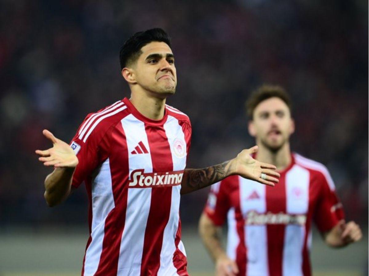Furor por Luis Palma: Las fotos que dejó el estreno goleador del hondureño con el Olympiacos en Copa de Grecia