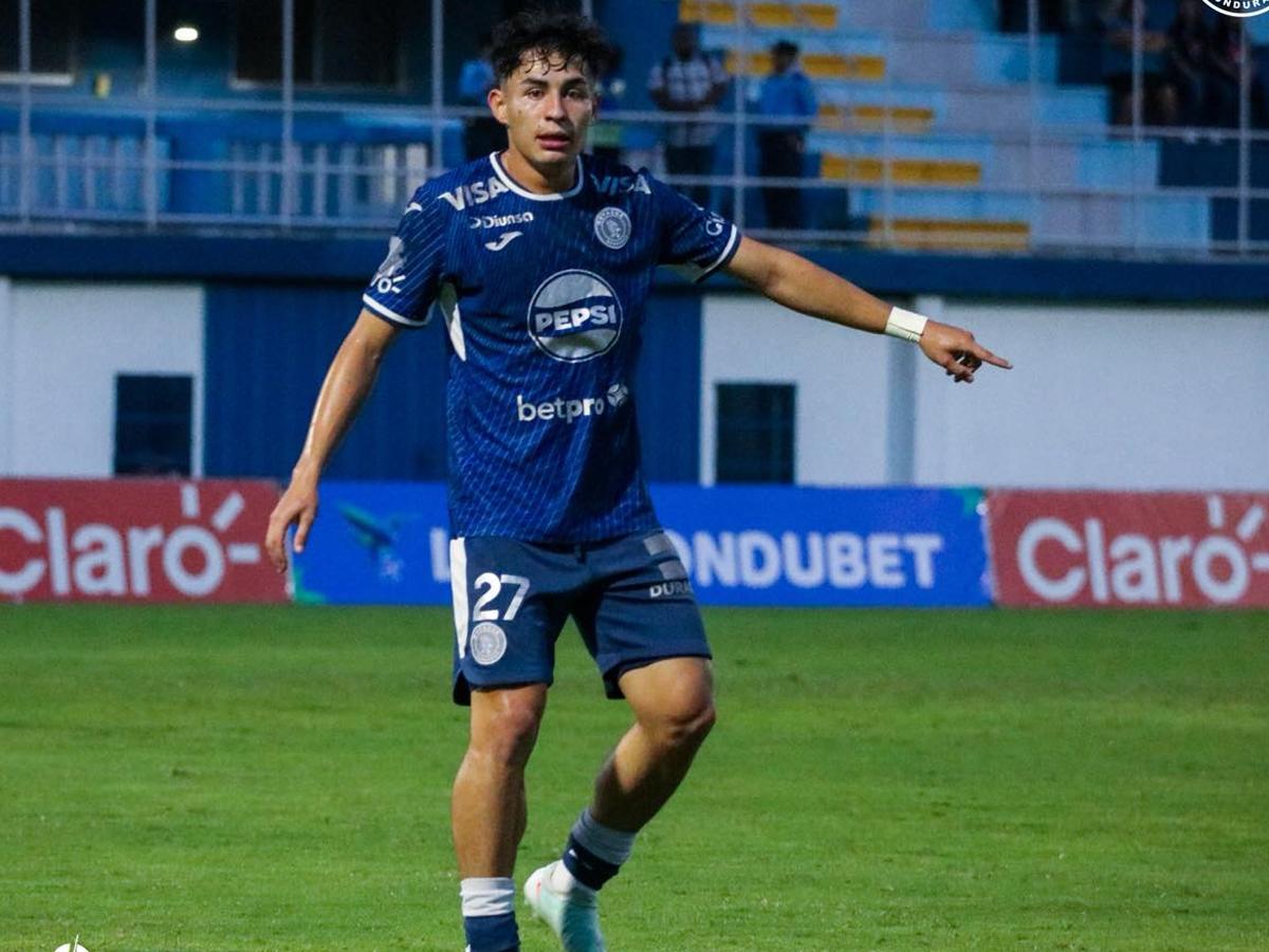 Jefryn Macías volvió a anotar con el Motagua y esta vez como titular.