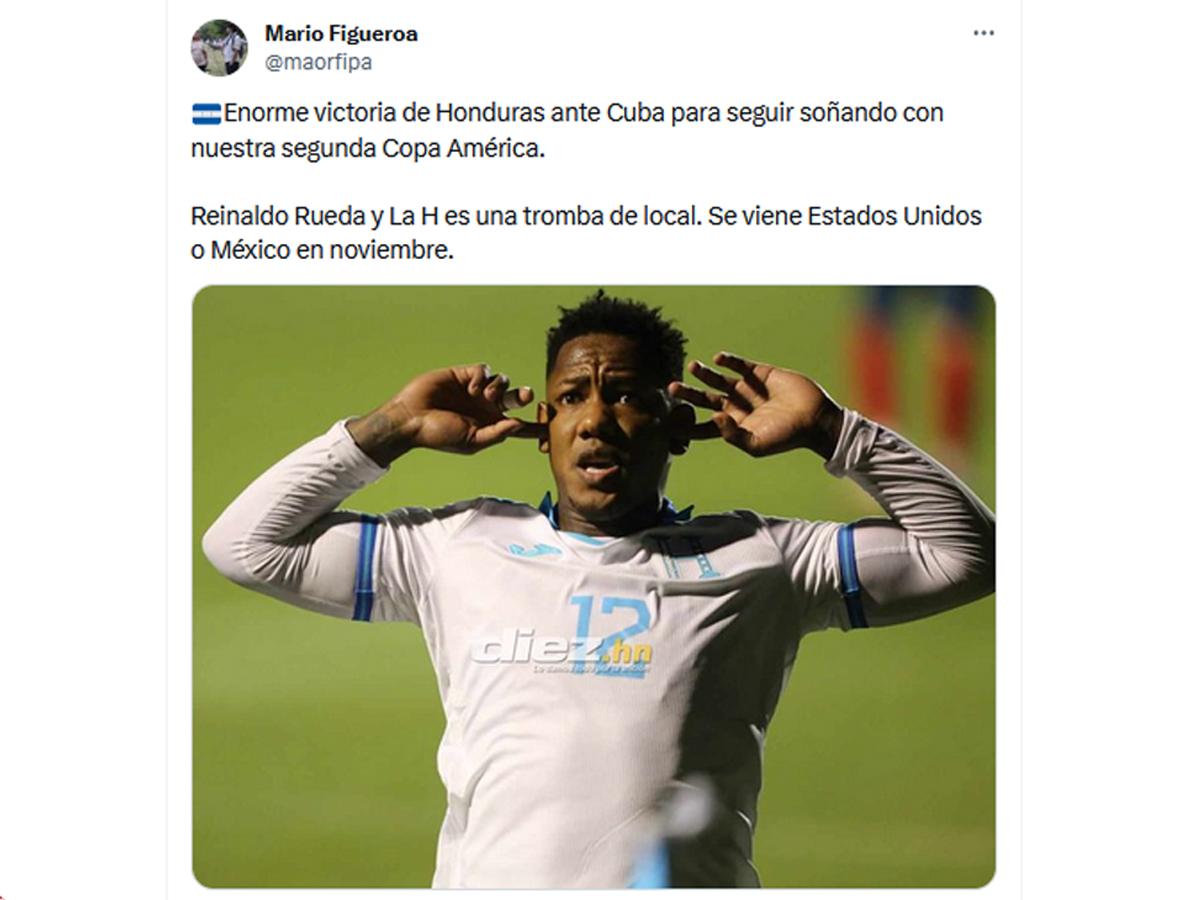 Los periodistas y su opinión sobre el gane de Honduras: “Nos benefició el calendario”, “Ahora se viene lo bonito” y “No emocionarse demasiado”