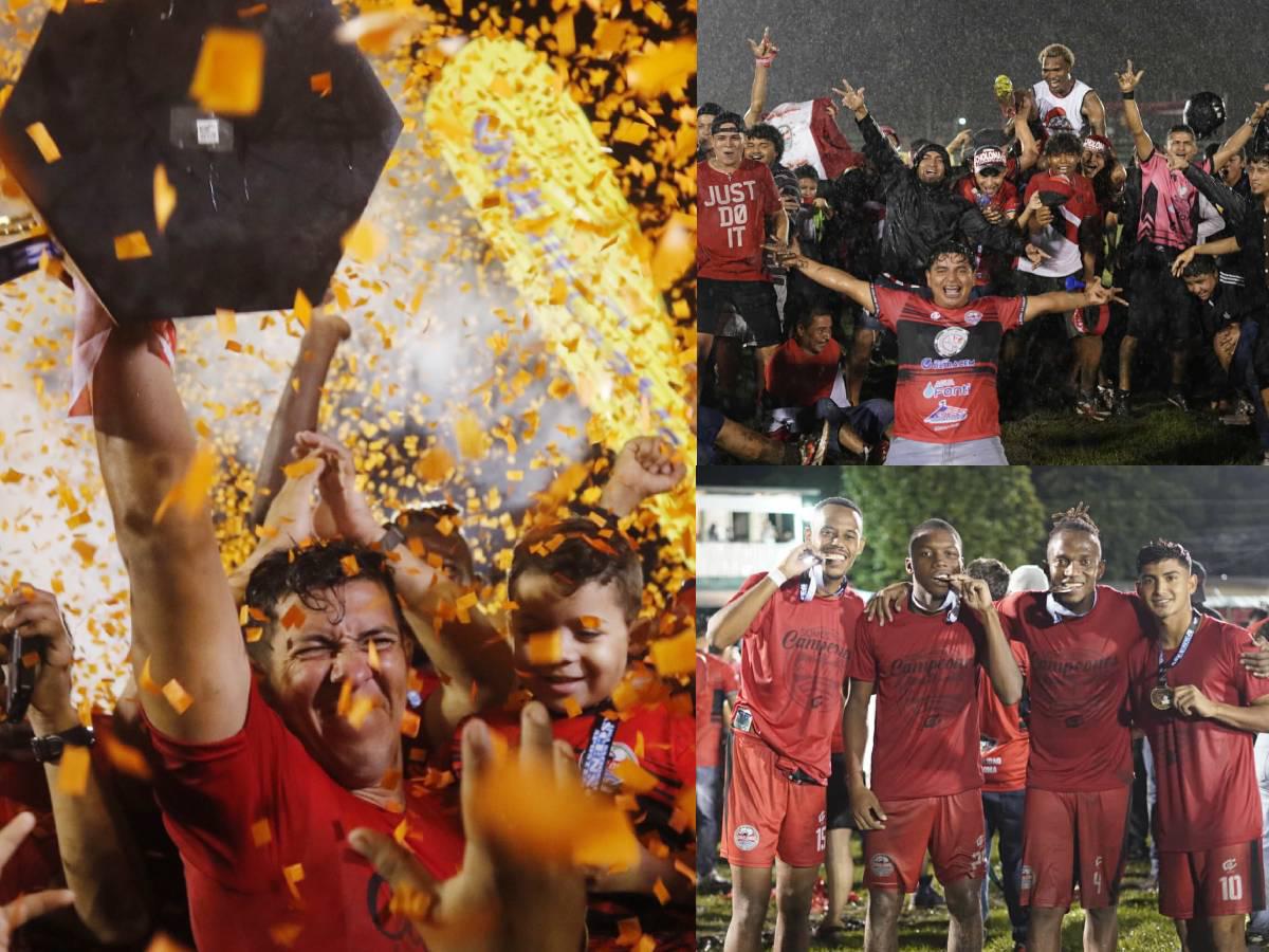 ¡Choloma celebró a lo grande! Los maquileros desataron la locura en la ciudad con la conquista del torneo Apertura de la Liga de Ascenso de Honduras