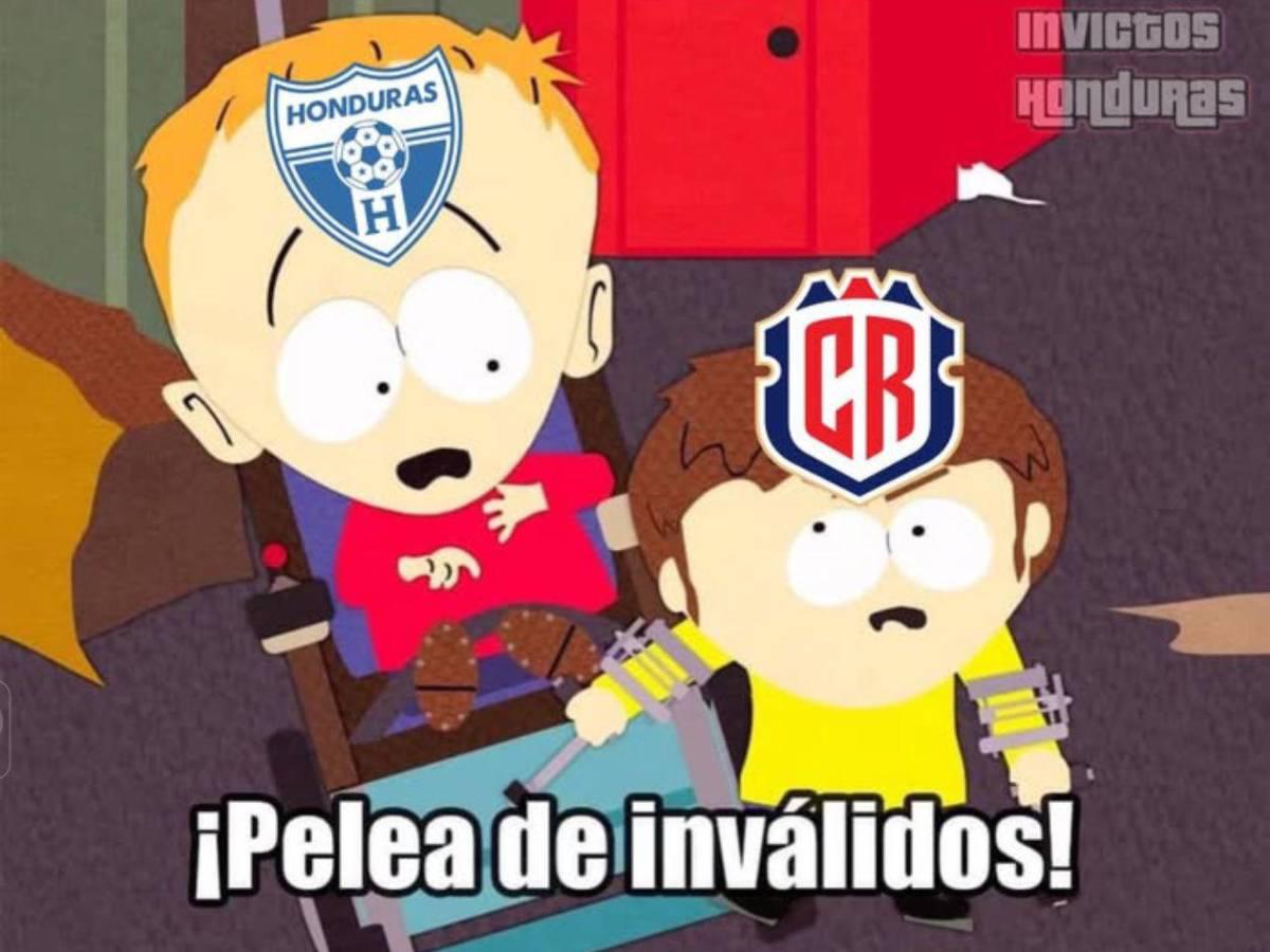 La selección de Supremo, el bus y la pelea: los jocosos memes que dejó el empate Honduras vs Costa Rica