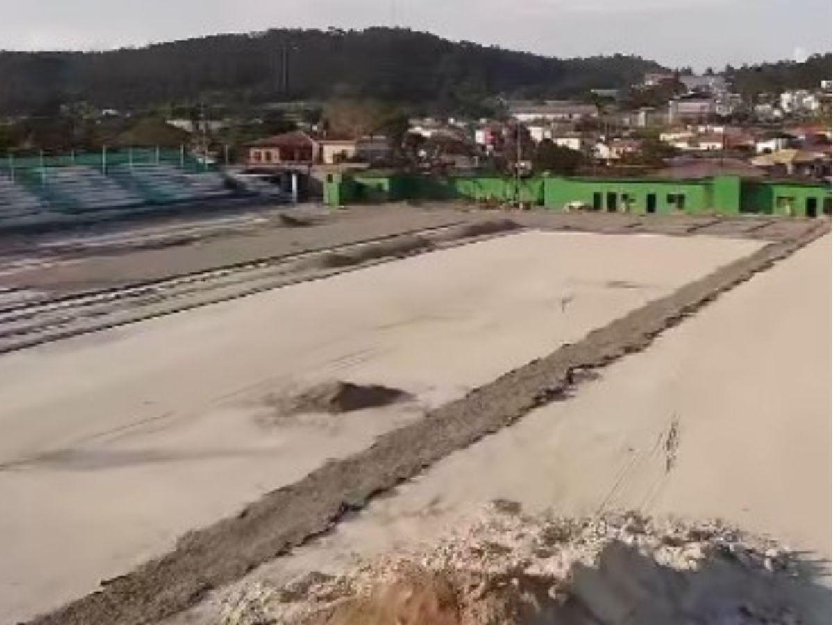 A todo vapor: Condepor muestra avances de la remodelación de exestadio de la Liga Nacional de Honduras