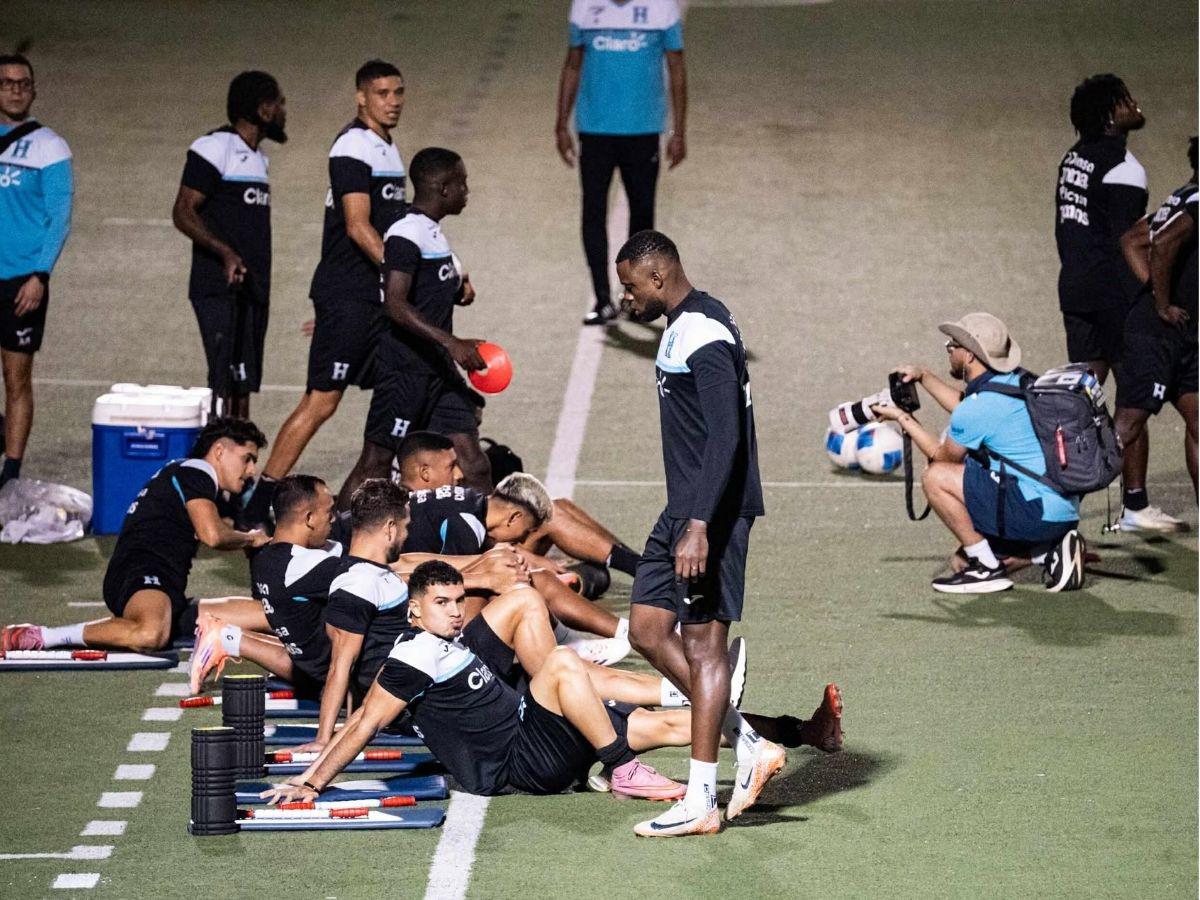 Otro futbolista caído en la Selección de Honduras: defensor central se lesiona y no entrena a horas del duelo ante Nicaragua