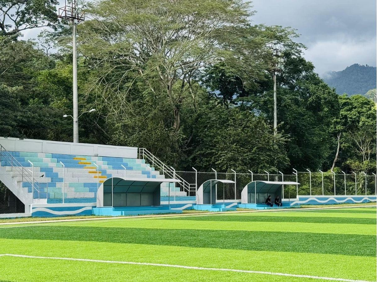 En fotos: Así es el curioso estadio de Trinidad, Santa Bárbara, que albergará por primera vez un partido de Liga de Ascenso