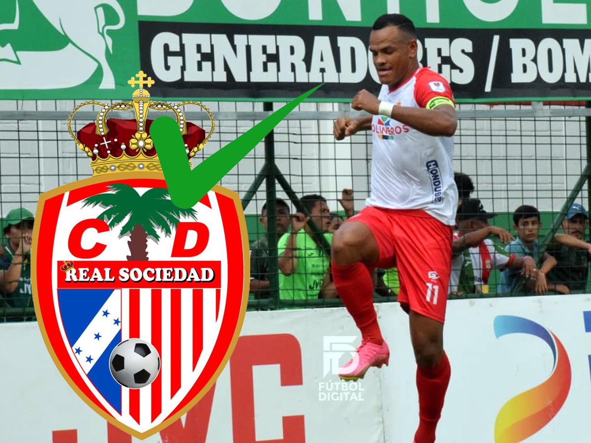 Real Sociedad anuncia la renovación para 2024 de Rony Martínez, su goleador histórico en Liga Nacional
